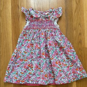 Mini Boden Multicolor Floral Kids Dress